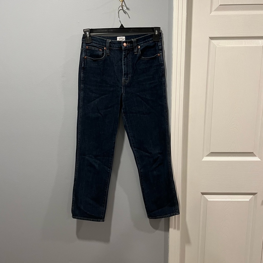 J Crew Straight Leg Crop Jeans